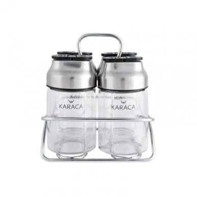 Karaca Dimple Steel 5Pcs Spice Set |  153.03.06.1691
