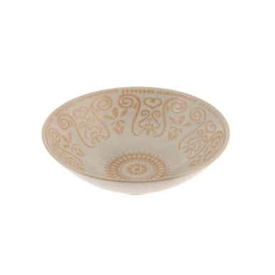 Karaca Eternal Beige Porcelain Dinner Plate 600ML – 18x18x5.5cm | 153.03.06.2260