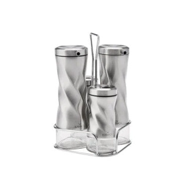 Karaca Tottori Inox Glass Salad Set | 153.03.06.4727