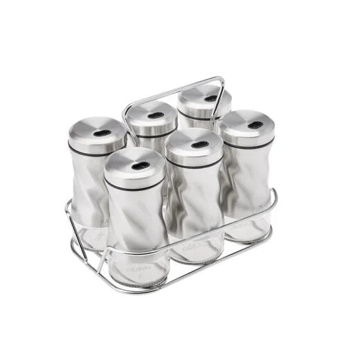 Karaca Tottori Inox 7Pcs Rectangular Spice Set |  153.03.06.4729