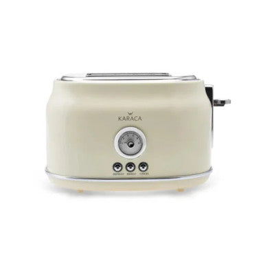 Karaca Retro Toaster Cream 815W |  153.03.06.5141