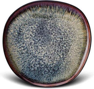 Karaca Galactic Black Cake Plate 21.5.x21x2.5cm |  153.03.06.7232