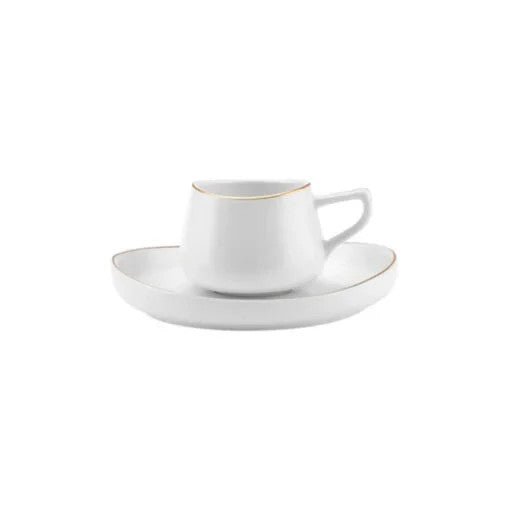 Karaca Streamline Hole Coffee Cup Set of 6, 80ML | 153.03.06.8329