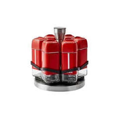 Karaca Horizon 7Pcs Round Glass Spice Set |  153.03.06.8364