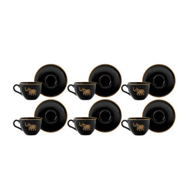 Karaca Katzze Set of 6 Tea Cups 240ML | 153.03.06.8616