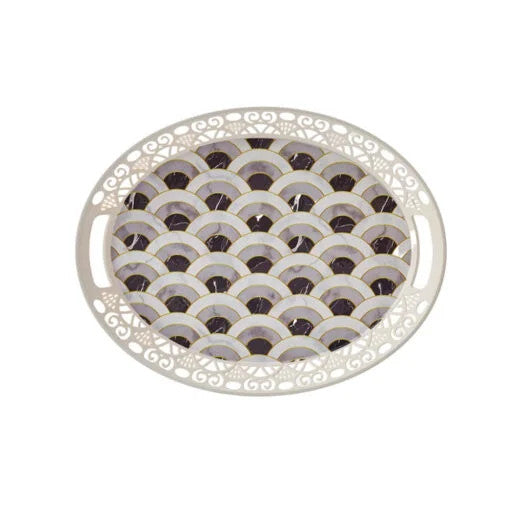Karaca Della 45cm Oval Tray |  153.03.06.9201
