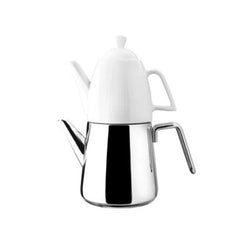 Karaca Swan Porcelain Teapot Set Family Size, 2.5L Drinker + 1.1L Teapot + Teapot LID |  153.03.07.4044