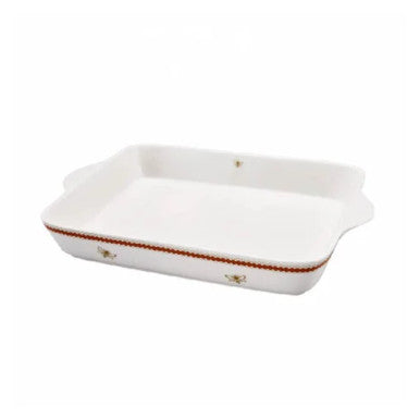 Karaca Bumblebee Porcelain Rectangle Oven Dish 35.5cm | 153.03.07.7401