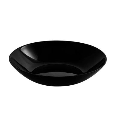 Karaca Swan Opal Glass Deep Small Plate Black– 20cm |  153.03.07.7505