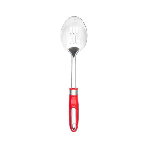 Karaca Retro Stainless Steel Skimmer – Red & Silver [32cm] | 153.03.07.8920
