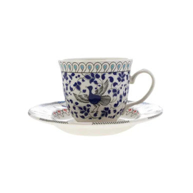 Karaca Mai Seljuk Series Set of 2 Porcelain Tea Cups |  153.03.07.9017