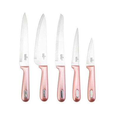 Karaca Power 5Pcs Knife Set Chef’s Knife – Slicing Knife – Bread Knife – Chopping Knife – Paring Knife | 153.03.07.9225
