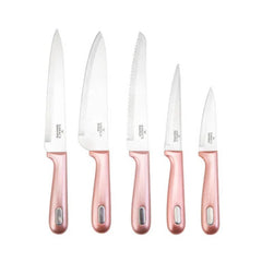 Karaca Power 5Pcs Knife Set Chef’s Knife – Slicing Knife – Bread Knife – Chopping Knife – Paring Knife | 153.03.07.9225