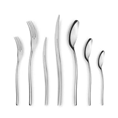 Karaca Dora Platinum - 84-Piece 316+ Stainless Steel Cutlery Set - 12 People - Silver | 153.03.08.1444