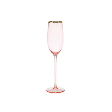 Karaca Gemma Champagne Glass Salmon 220ML |  153.03.08.1570
