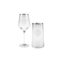 Karaca Tokio 24Pcs Gold Glass, 12 Soft Drink Glass 15cm – 540ML + 12 Glasses 23.5cm – 390ML | 153.03.08.1645