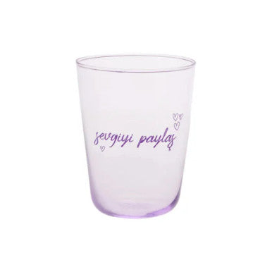 Karaca To-Do Collection Water Glass Purple 250ML |  153.03.08.1798