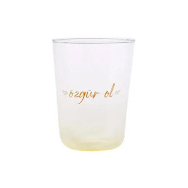 Karaca To-Do Collection Water Glass Yellow 250ML |  153.03.08.1799