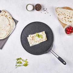 Karaca Biogranit Kitchenlover - 34cm Pancake and Lavash Pan - Black | 153.03.08.1870