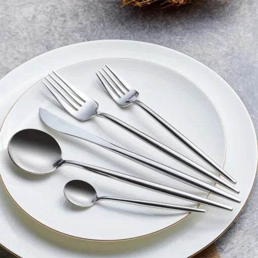 Karaca Jupiter 60Pcs Cutlery Set With Box, Platin |  153.03.08.1914