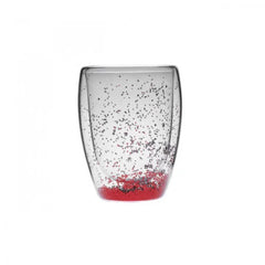 Karaca Pia Red Glitter Water Glass 350ML | 153.03.08.2429