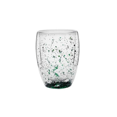 Karaca Pia Green Glitter Water Glass 350ML | 153.03.08.2430