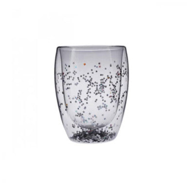 Karaca Pia Silver Star Water Glass 350ML | 153.03.08.2433