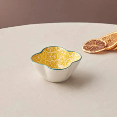 Karaca Floral Yellow Clover Snack Bowl 10cm | 153.03.08.2978