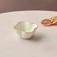 Karaca Floral Green Clover Snack Bowl 10cm | 153.03.08.2979