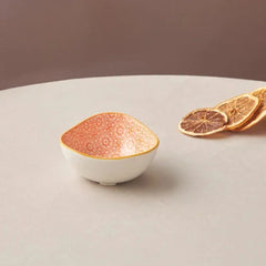 Karaca Floral Organe Triangle Snack Bowl 10cm |  153.03.08.2989
