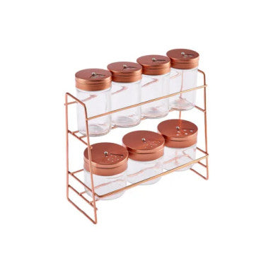 Karaca Top Copper 8Pcs Spice Set | 153.03.08.4670