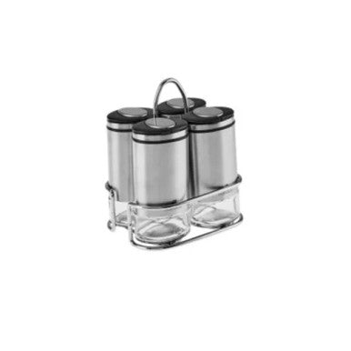 Karaca Walter Inox 4Pcs Square Spice Set |  153.03.08.5007