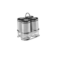 Karaca Walter Inox 4Pcs Square Spice Set |  153.03.08.5007