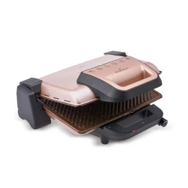 Karaca Rose Gold Granite Grill And Toaster – 1800W, 6 Slice Capacity | 153.06.11.0287