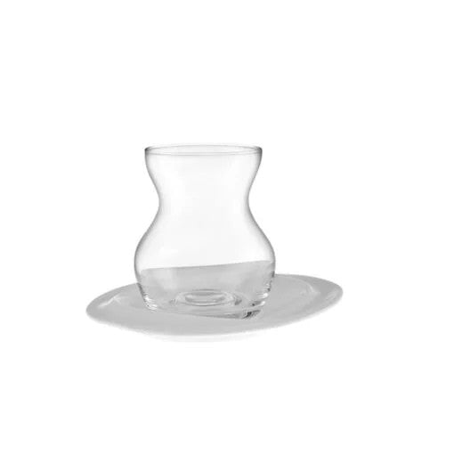 Karaca Circle Set of 6 Glass Tea Cups 165ML |  153.09.01.0413