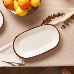 Karaca Levi Porcelain Boat Plate 26cm  |  153.09.01.0558