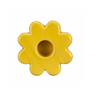 Karaca Home Grandeur Ceramic Candle Holder Yellow [8.5×8.5x3cm] |  153.09.01.0910