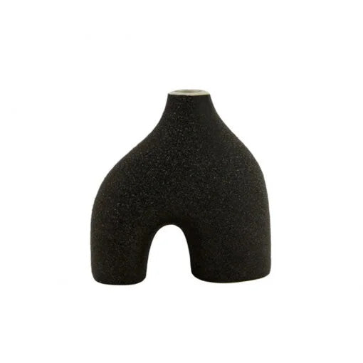 Karaca Home Cassie Black Stoneware Ceramic Vase 17.5cm |  153.09.01.2171