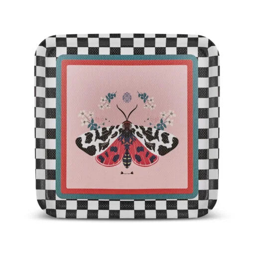 Karaca Kelebek Melamine Non-Slip Square Tray |  153.09.01.3989
