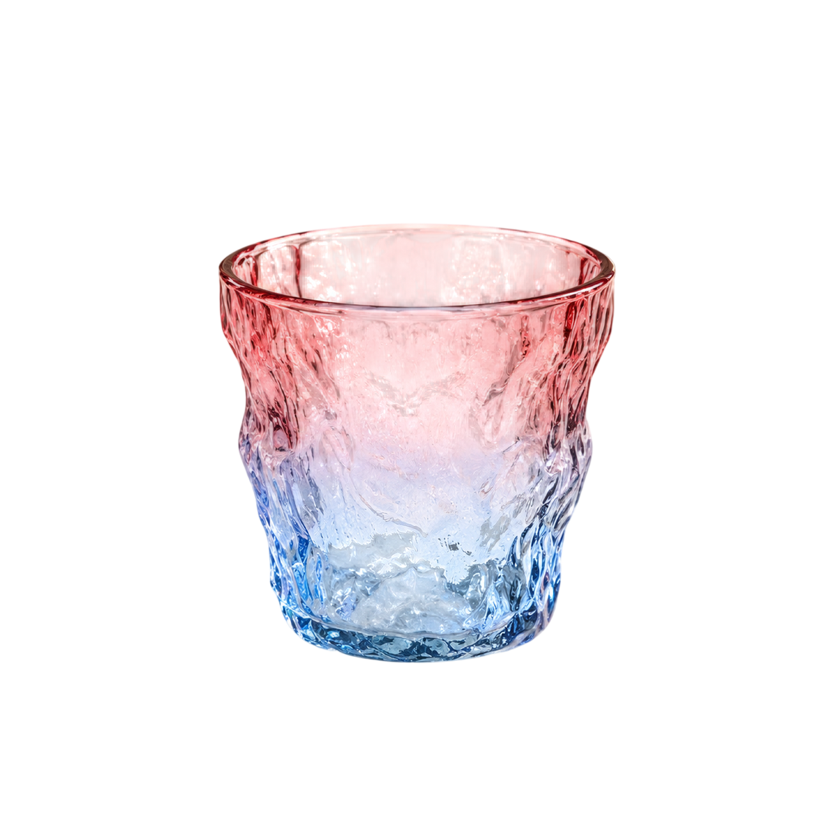 Karaca Glacier 6-Piece Beverage Glass Set 287ml - Pink/Blue | 153.09.01.6696