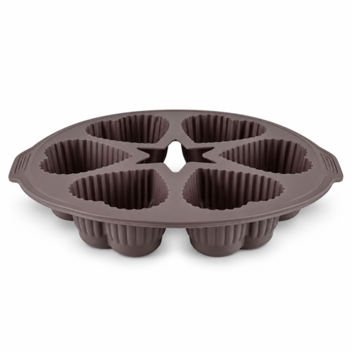 Karaca Crick Crack Harmony 6-Cavity Heart-Shaped Silicone Muffin Mold | 153.09.01.6839