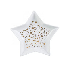 Karaca Home Star Ceramic Serving Plate [Large Size] 25cm | 153.19.01.1058