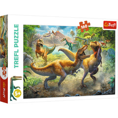 Trefl 160 Pcs “Fighting Tyrannosaurs” Puzzle | 15360