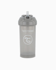 Twistshake Straw Cup 360ml 12+m Pastel Grey | 78680