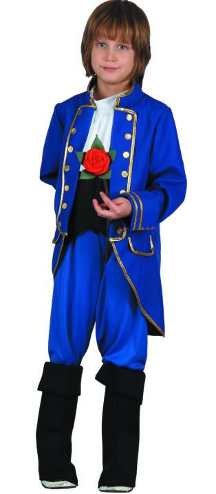 Prince Costume (Shirt with Vest, Pants, Boot Tops) - Medium Size (120–130 cm) | 091201
