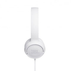 JBL TUNE 500 On-Ear Wired Headphone - White | Tune 500