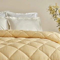 Karaca Home Sarah Anderson Grimes Plaid Double Quilt Yellow [195x215cm] |  160.22.08.0038