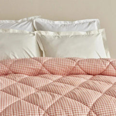 Karaca Home Sarah Anderson Grimes Plaid Double Quilt Pink [195x215cm] |  160.22.08.0040