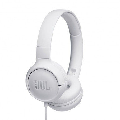 JBL TUNE 500 On-Ear Wired Headphone - White | Tune 500