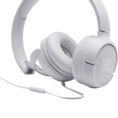 JBL TUNE 500 On-Ear Wired Headphone - White | Tune 500
